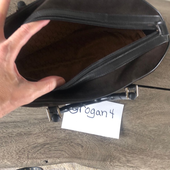 💯Gucci Suede Bamboo Top Handle Bag - Picture 10 of 16